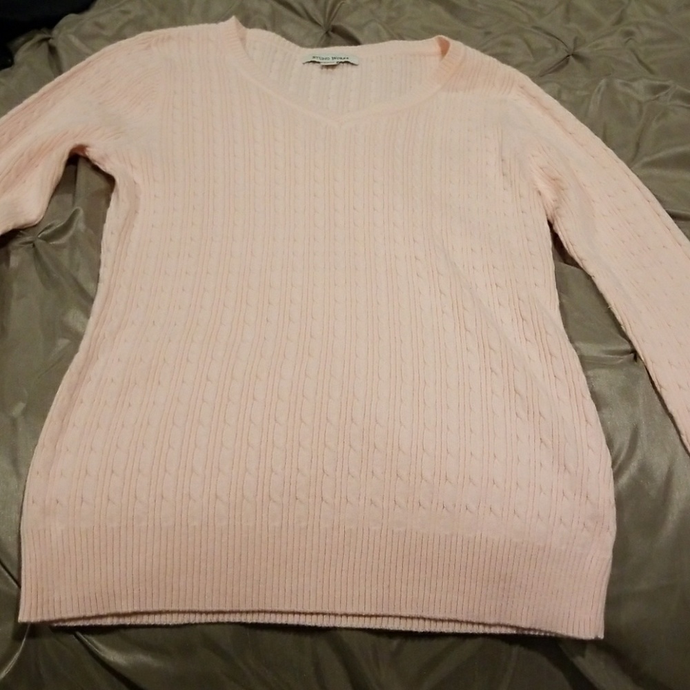pink thermal blouse
